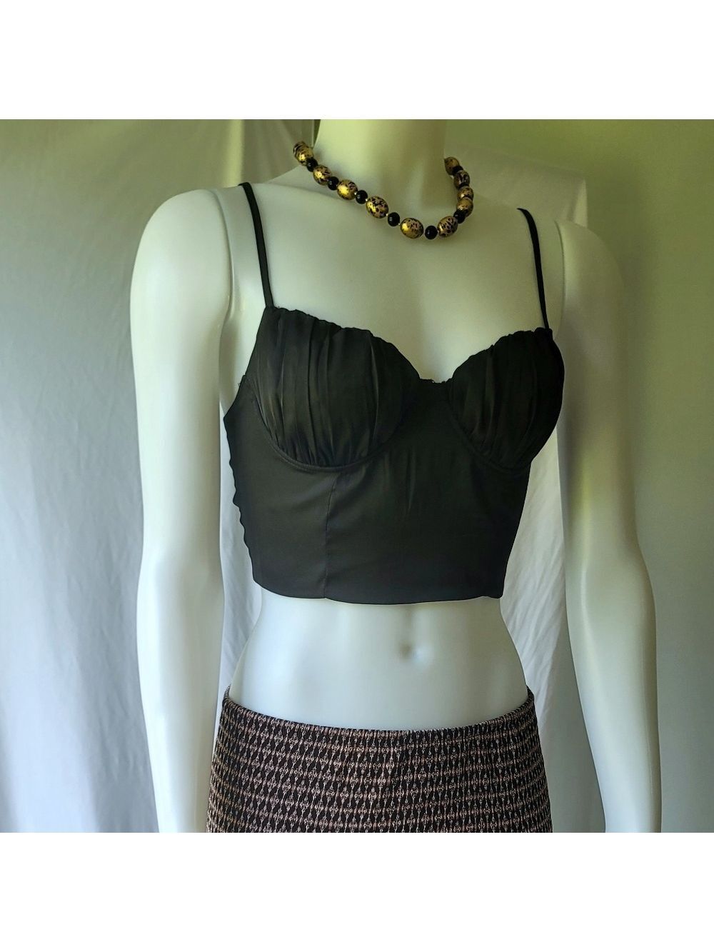 Shein Solid Bustier Cami Top Size S